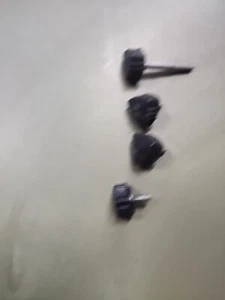 PUCH MOPED MAXI MAGNUM  PINTO LOT OF 4 PLASTIC SIDE ENGINE COVER BOLTS NICE L$$K - Picture 1 of 8