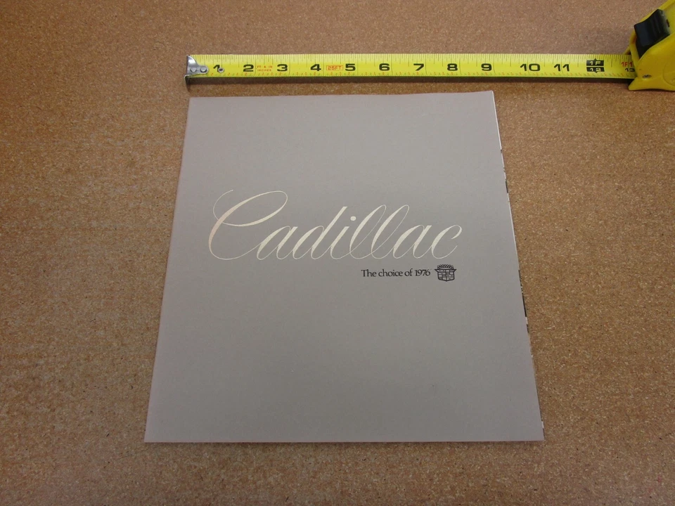 Cadillac Deville Seville 1976 Eldorado Fleetwood folleto de ventas pequeño 28 páginas Foto 1 de 1