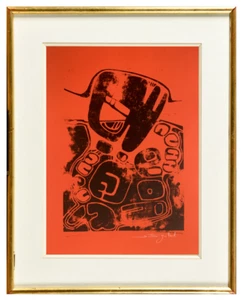 LITHOGRAPHIE COMPOSTION ABSTRAITE SIGNEE SAUTOUR-GAILLARD 1950 (16) - Picture 1 of 5
