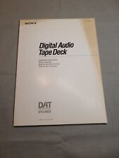 Sony Dtc-55Es Anleitung Original Manual Bedienungsanleitung