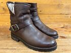Frye Natalie Shearling lined Brown leather Boots Size US 7.5 B