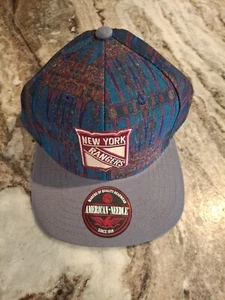 New York Rangers American Needle Hat Strap-Back Adjustable Flat-Brim NEW NWT - Picture 1 of 6