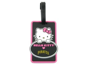 Pittsburgh Pirates Hello Kitty Peeking Luggage Tag Gym Bag MLB Girls Women S2 - Picture 1 of 1