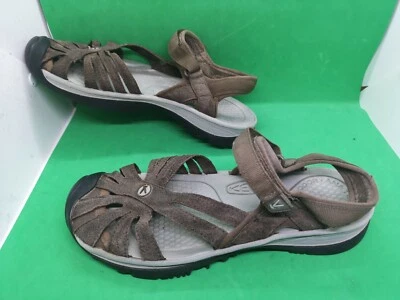Женские спортивные сандалии KEEN розового коричневого цвета с ремешком на лодыжке для пеших прогулок размер 8 - Изображение 1 из 4