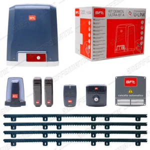Juego Puerta Deslizante 24V BFT Deimos Ultra BT A400 KG + 4 Racks Nylon - Imagen 1 de 1