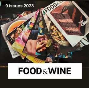 Food & Wine Magazine Lot 2023 9 Issues March-November - Imagen 1 de 17