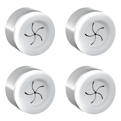 Set of 4 Towel Holder for Bathroom, Kitchen and Household - Stainless Steel - Image 1 of 4