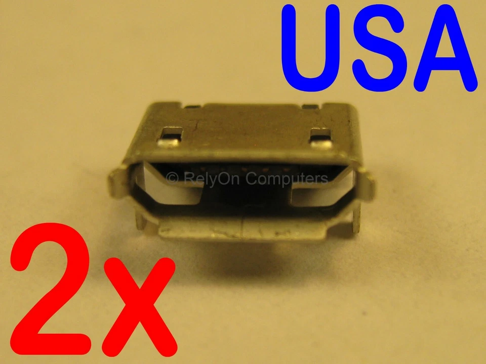 2x Micro USB Charging Port for Altec Lansing BoomJacket Rugged Bluetooth Speaker