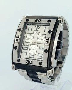 Le VIAN Chronograph Limited Edition 1/500 Swiss Made 50mm Men' Watch -LV105 BSSV - Picture 1 of 9