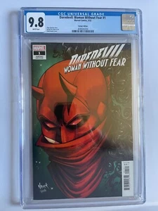 DAREDEVIL: WOMAN WITHOUT FEAR #1 CGC 9.8! TODD NAUCK VARIANT COVER! - Picture 1 of 4