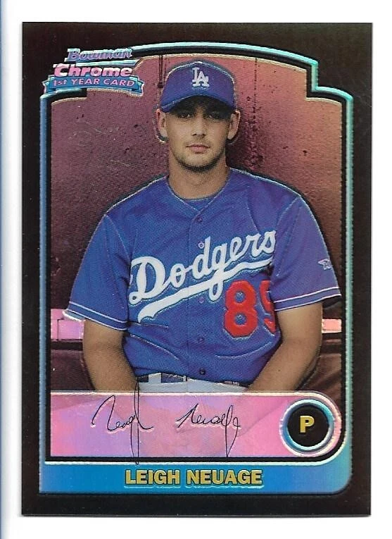 Leigh Neuage 2003 Bowman Chrome Rookie Refractor #271  Los Angeles Dodgers RC - Image 1 of 2