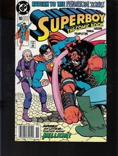 SUPERBOY #10 1990 YOUNG SUPER-HERO -MOORE/ COSTANZA TV SERIES 'PHANTOM'..FN