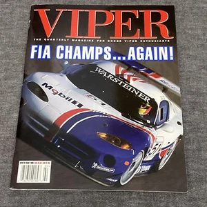 Viper Quarterly Magazine Winter Issue 1999 Dodge SRT-10 Volume 5  #1 FIA Champs - Picture 1 of 18