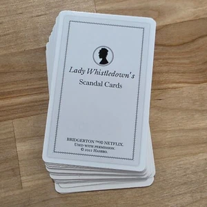 BRAND NEW BRIDGERTON Clue LADY WHISTLEDOWN'S Scandal Cards Complete Set - Picture 1 of 2
