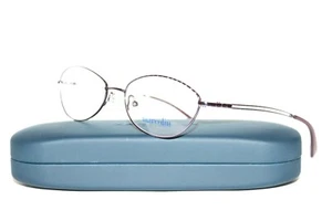 NEW MARCOLIN MA7286 078 PURPLE AUTHENTIC WOMENS EYEGLASSES 53-16-135 MM W/ CASE - Picture 1 of 7
