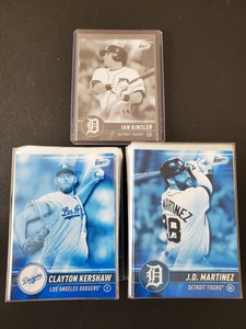 2017 TOPPS BUNT BLUE PARALLEL SINGLES "PICK YOUR CARD" BLACK