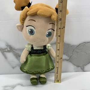 14" Disney Store Anna Plush Toddler Animators Collection Frozen Plushie Stuffed - Picture 1 of 11