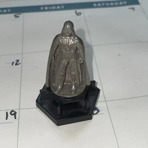 TRIVIAL PURSUIT STAR WARS 1997 Replacement Part Darth Vader Pewter Game Token - Picture 1 of 4