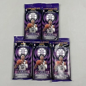 2019-2020 Panini Illusions Basketball NBA Fat Pack Cello Pack Lot Of 5 Exclusive - Bild 1 von 5