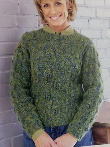 Reynolds Knitting Pattern 82356 Harvest Tweed Center Vine Pullover 38-50 - Picture 1 of 1