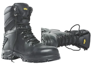 Site Flint Hi-Top Sicherheitsstiefel schwarz - gepolsterter Kragen und gepolsterte Zunge - Bild 1 von 8