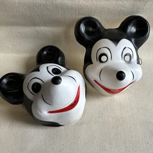 1 (una) Máscara Disfraz Mickey Mouse Antigua Hecha en Italia Plástico Pintado - Imagen 1 de 24