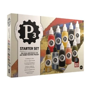 P3 Lack: Starterset Tropfflasche (10 Farben) Neu Bestseller! Kostenloser Versand - Bild 1 von 4