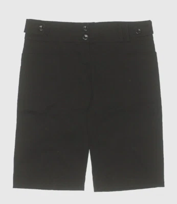 PATRIZIA PEPE FIRENZE 黑色棉混纺短裤 44 码(美国 10 码)意大利制造 — 第 1/4 张图片