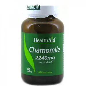 HealthAid Chamomile 2240mg 60 Tablets Vegan Vegetarian Free of Gluten Wheat Soya - Picture 1 of 1
