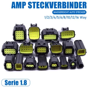 AMP Econoseal Automotive Waterproof Connector Auto Kit 1/2/3/4/6/8/10/12/16 Pin - Picture 1 of 17
