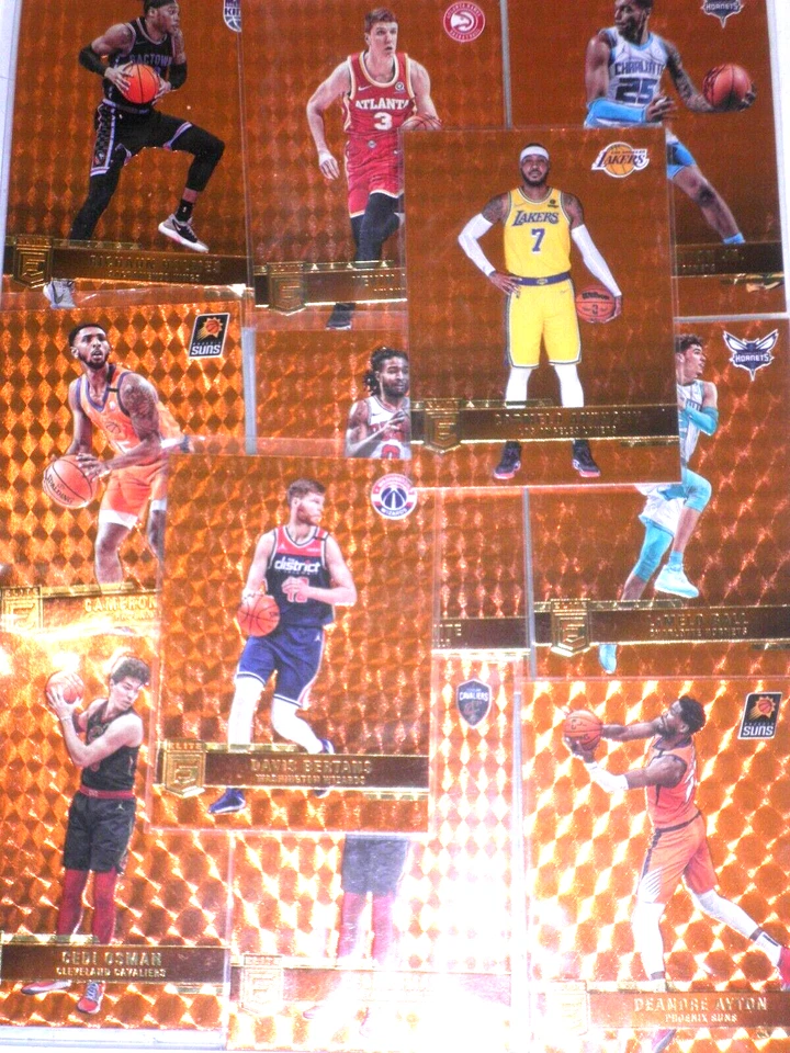 2021-22 Panini-Donruss Elite Singles - Orange Foil Selection #1-200 - Image 1 of 1