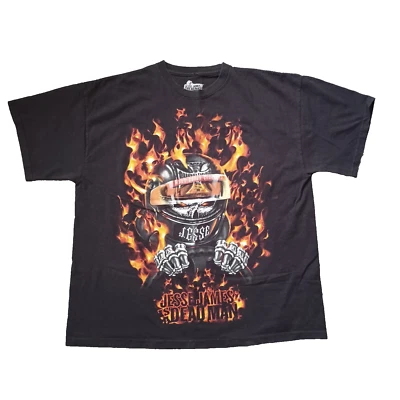 Camiseta West Coast Choppers Jesse James Is A Dead Man XL Negra Mangas Cortas Foto 1 de 4