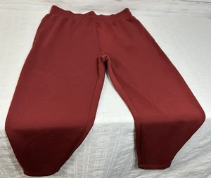 VARLEY Pants Women’s Sz. Medium The Slim Cuff Pant 26" Double Soft Burgundy Red - Picture 1 of 16
