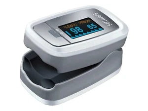Sanitas Pulsoximeter Messgerät Pulsmessgerät Fingerpulsoximeter Oximeter SPO 25 - Bild 1 von 2