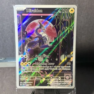 Juego de Cartas Coleccionables Pokémon Miraidon Escarlata y Violeta Estrella Negra Promo ETB Arte Completo Sellado - Imagen 1 de 2