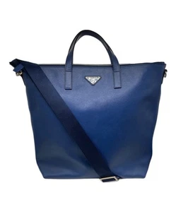 PRADA 2WAY Tote Shoulder Bag Saffiano From Japan - Picture 1 of 9
