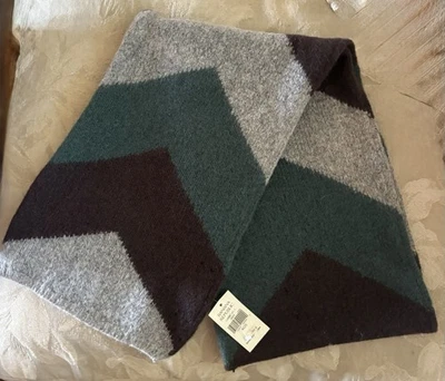 НОВЫЙ шерстяной шарф-шеврон со стрелами Banana Republic аксессуар для мужской одежды AOS - Изображение 1 из 4