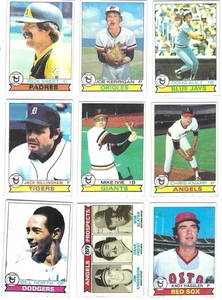 1979 Topps Baseball 9 verschiedene Karten Lot (Q620) - Bild 1 von 2