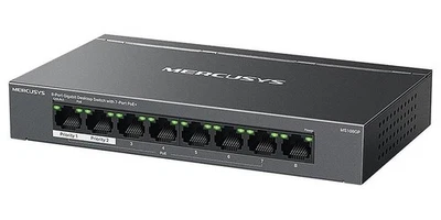 8 Port 10/100/1000Mbps Gigabit Desktop Switch with PoE+ - MS108GP - Image 1 of 4