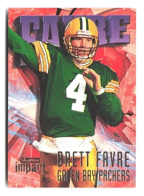 1997 SkyBox Impact #4 Brett Favre - Image 1 of 2