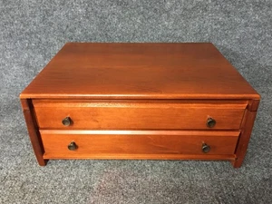 Oneida Silversmith Anti-Tarnish Wood One Drawer Flatware Chest Storage Box - Picture 1 of 7