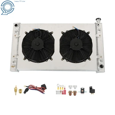 CC622 3 ROW Radiator+Shroud Fan For Chevy GMC C/K 1500 2500 3500 Truck 1988~1999 - Image 1 of 4