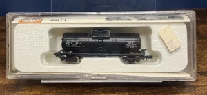 N Scale Con-Cor 556001-3 Union Tank Car UTLX 12636 39’ Black - Picture 1 of 3
