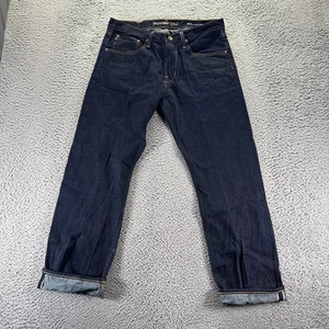 VTG Big Star Jeans Mens 34x32 Blue Union Straight 14.4oz Selvage Denim Dark Wash - Picture 1 of 13