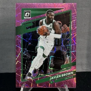 2021-22 Donruss Optic Jaylen Brown Pink Velocity 63/79 #19 Celtics - Picture 1 of 2