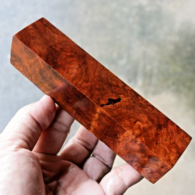 Amboyna Burl Pen Turning Blank 31x147x32mm Exotic Wood #618 - Image 1 of 4