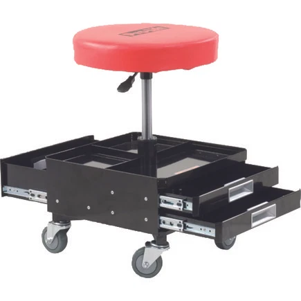 Omega Environmental Technologies C-3100 Pneumatic Chair With Drawers - Image 1 of 4