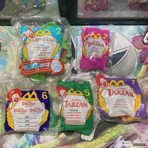 Tarzan McDonald’s Konvolut 5 Spielzeuge (Savor, Jane, Terk, Clayton, Porter) - Bild 1 von 12