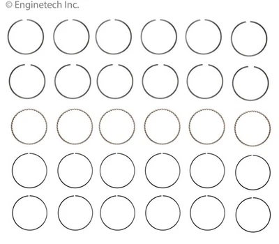 Piston Ring Set For 93-02 Ford Mazda 626 Millenia MX-6 Probe  S84516-STD - Image 1 of 4