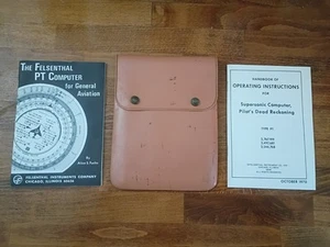 Vintage Pilot's Dead Reckoning PT Computer Operating Instructions supersonic - Picture 1 of 13